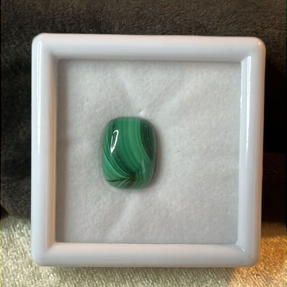 MALACHITE CUSHION CUT LOOSE STONE 16x12 - Picture 1 of 5